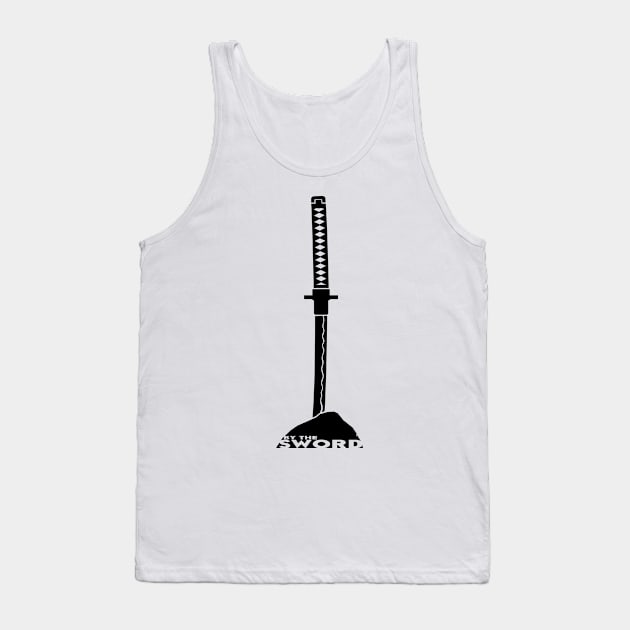 By The Sword - Katana Tank Top by AngoldArts